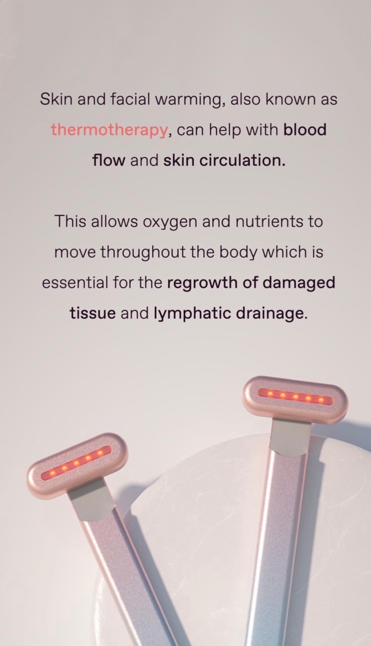 BrillianceWand 4 in 1 Advanced Skincare Wand with red light therapy