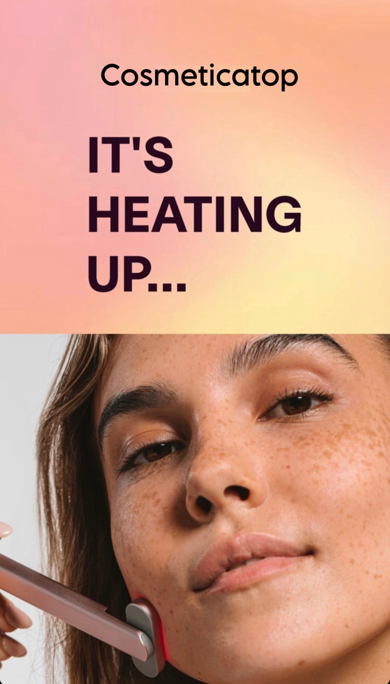 BrillianceWand 4 in 1 Advanced Skincare Wand with red light therapy